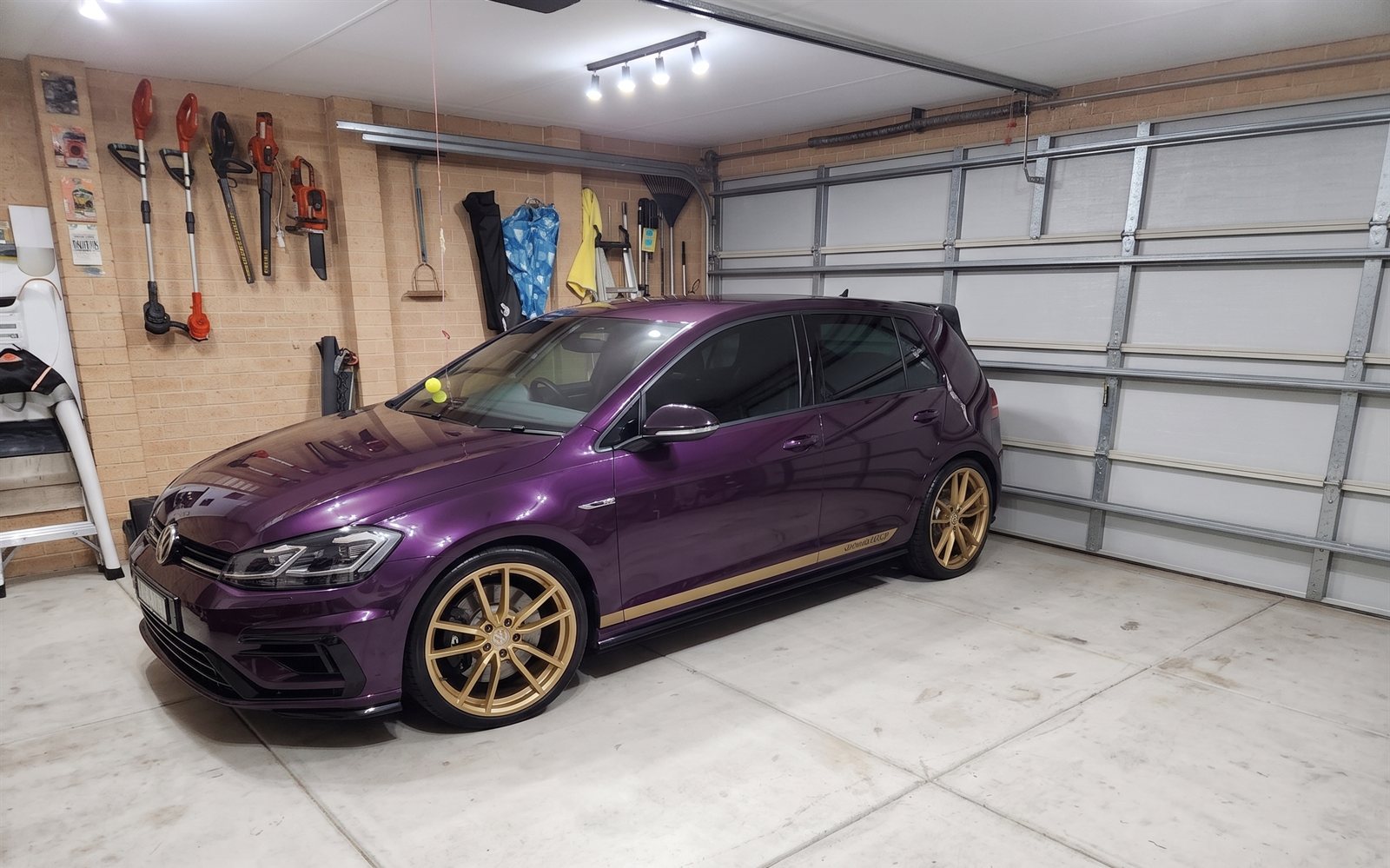 The original double garage before work began.